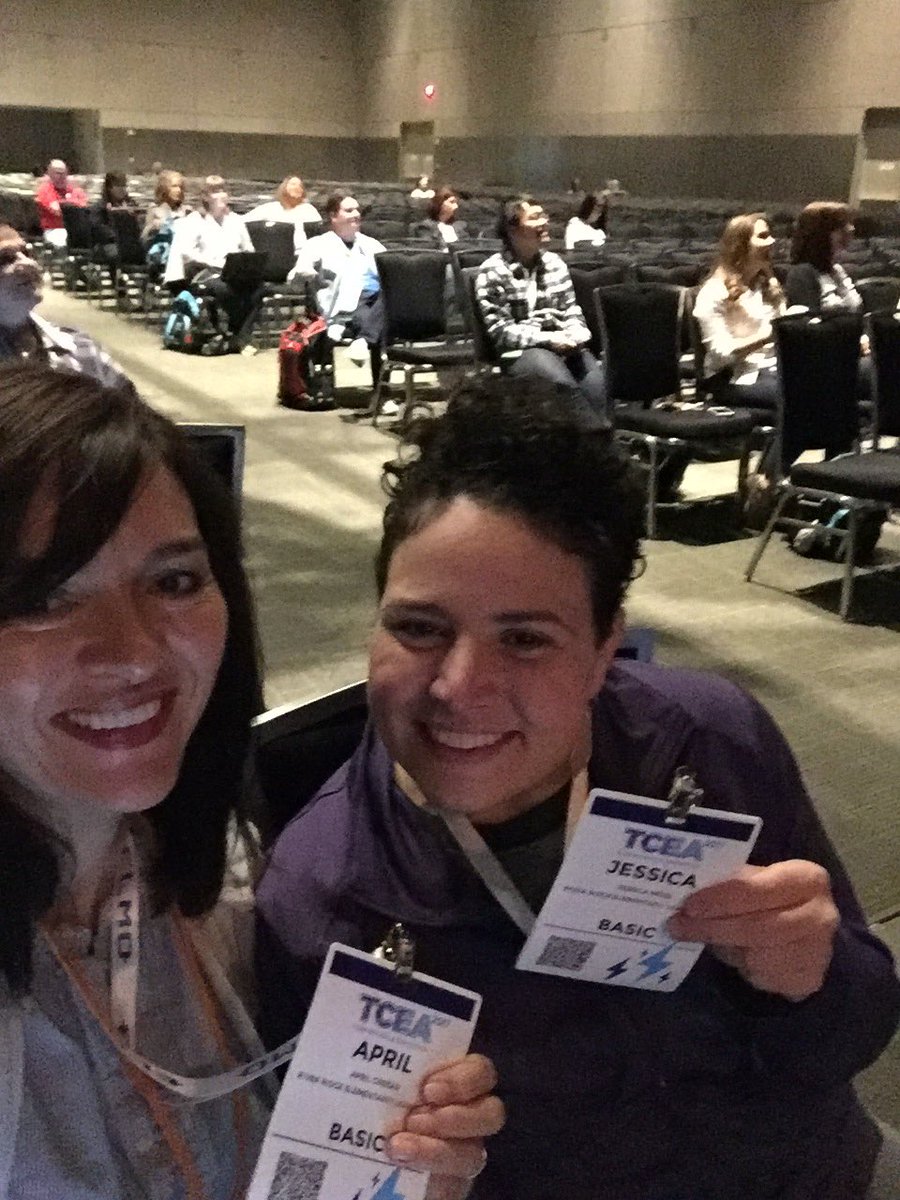 AprilGreear's tweet photo. #RiverRidgeElem #tcea17 excited for day 2 of GREAT learning...Breakout EDU... https://t.co/rjkAcIgeUr