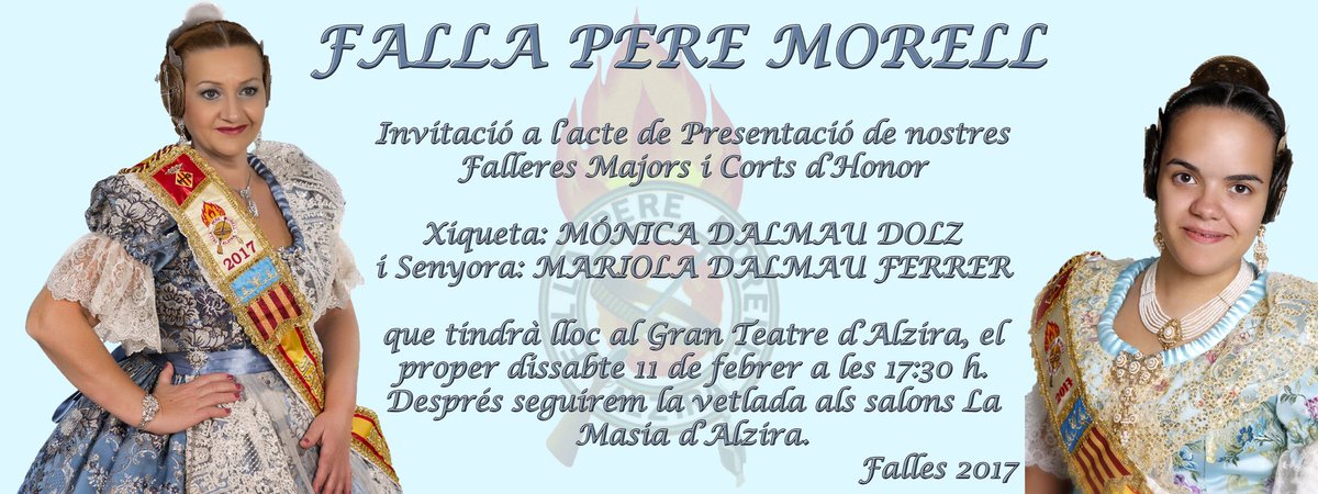 FallaPereMorell's tweet photo. 🌸🌼🌺 ACTE DE PRESENTACIÓ DE NOSTRES FALLERES MAJORS I CORTS D'HONOR 2017 🌺🌼🌸

https://t.co/Mzs6snvtU7 https://t.co/ruwy9bl0zZ