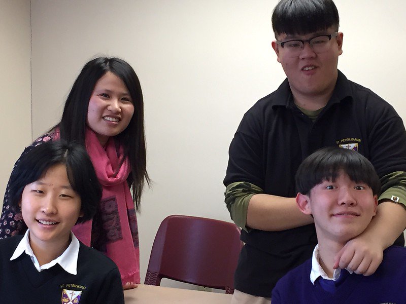 EduBostonUSA's tweet photo. Joy Shi surprised students at @SPMinfo with a nice visit! Always a treat. #EduBostonSupport #SixLayers https://t.co/0JjRwiTe3i