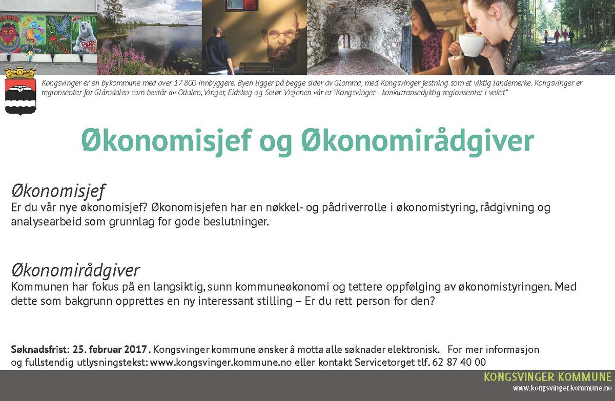 Lyst til å bli Økonomisjef eller Økonomirådgiver hos oss? Se alle våre ledige stillinger - bit.ly/1szhL6P