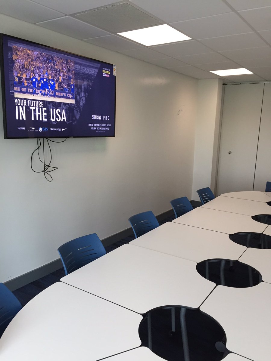 All set up for our presentation to the <a href="/Everton/">Everton</a> Youth Team players.