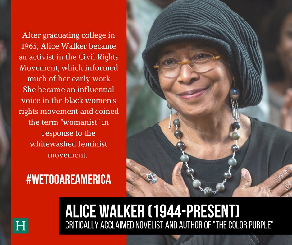 Happy 73rd birthday to critically acclaimed novelist Alice Walker.  