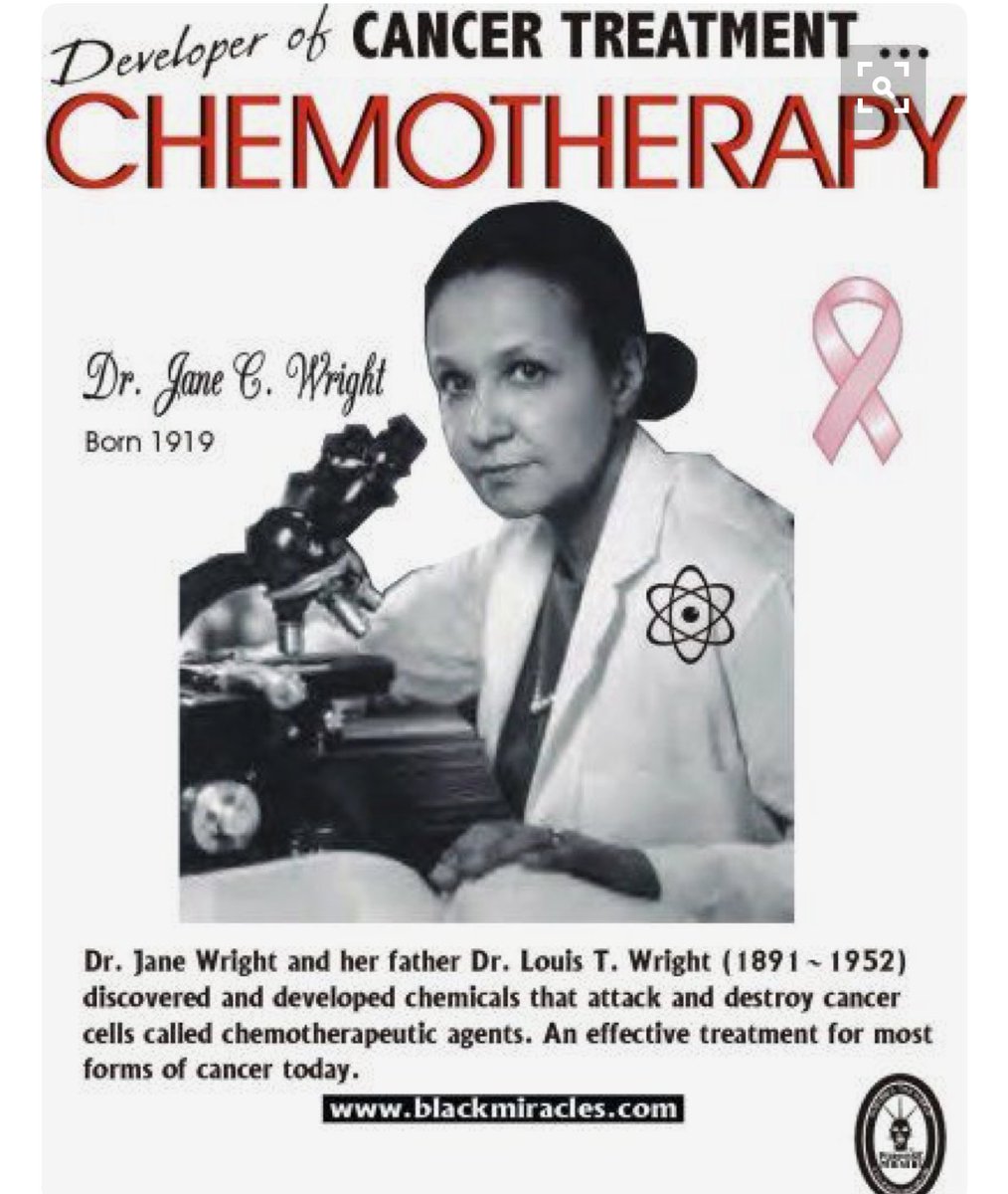jimmy4nola's tweet photo. #BlackHistoryMonth #JaneWright #LouisWright #LifeSavers https://t.co/ma5NnLMgv5 https://t.co/WhuCy62Na3