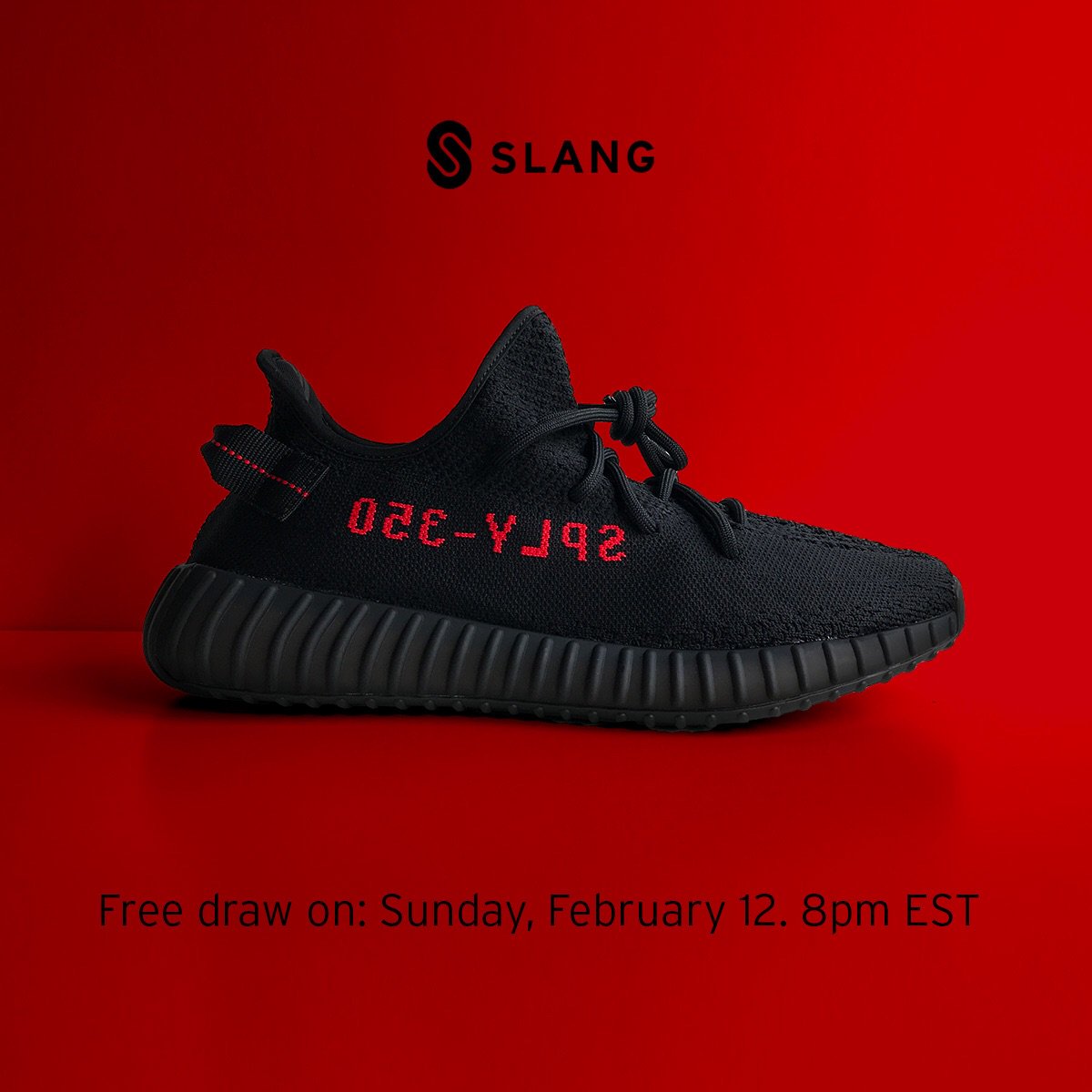 TheBestofEricB's tweet photo. Slang is dropping a pair of Yeezy Boost 350 V2 "Bred" for $1 · https://t.co/E2V8MdpoRR https://t.co/SISUlMq9oO