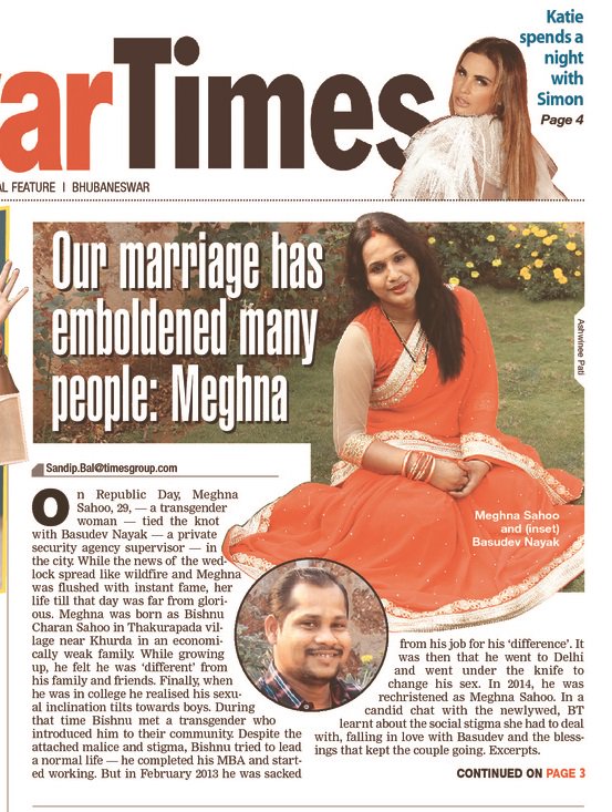 sandipbal's tweet image. A #transgender #Meghna married a man #Basudev in #Bhubaneswar
It&apos;s talk of d town
#BhubaneswarTimes of @timesofindia talkd 2 d couple #LGBT
