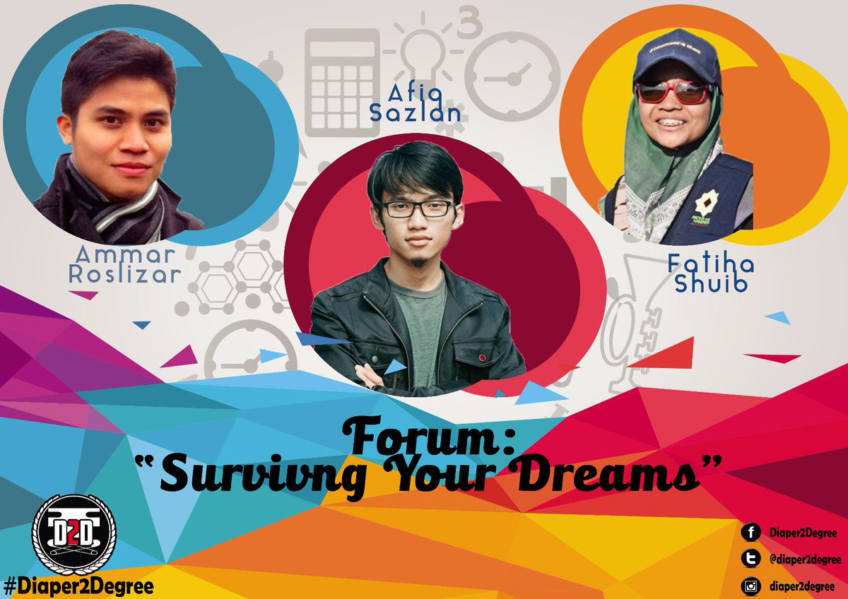 diaper2degree's tweet photo. Great speakers for "Surviving Your Dreams" slot by @diaper2degree  Don't miss out guys! Let find your true passion!@afiqsazlan @fatihashuib https://t.co/fT7avncS9X