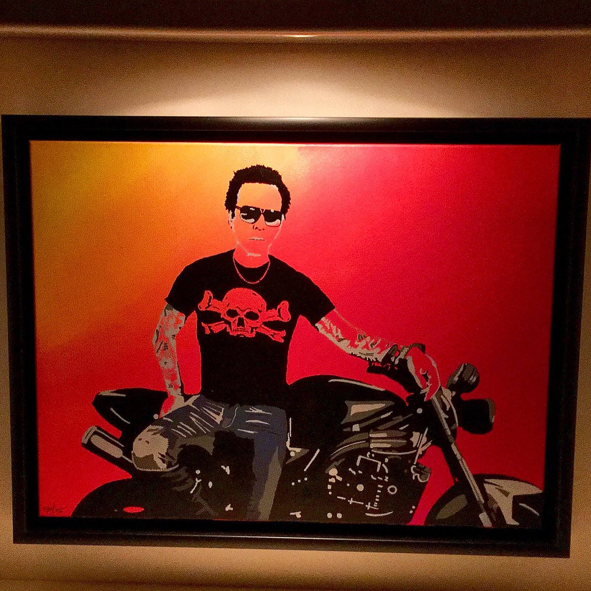 LAwmn99's tweet photo. Happy Birthday to this guy 💘💘💘 #hotrocker #talentedartist #brilliantman #guitargod #rocknrollart #popart #myfirstMorrison #hemakesmeswoon https://t.co/xHQRoFV9Ta