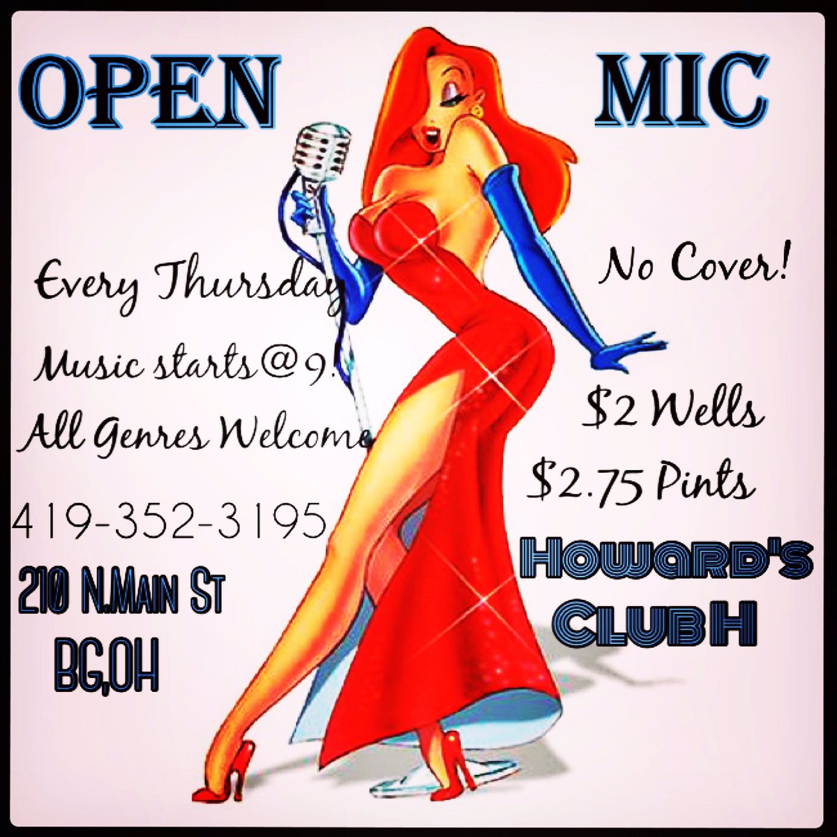 HowardsClub's tweet image. TONIGHT! Spots still available! #OpenMic #pintnight #BGSU #howardsclubh #livemusictonight #vivalabgmusicscene