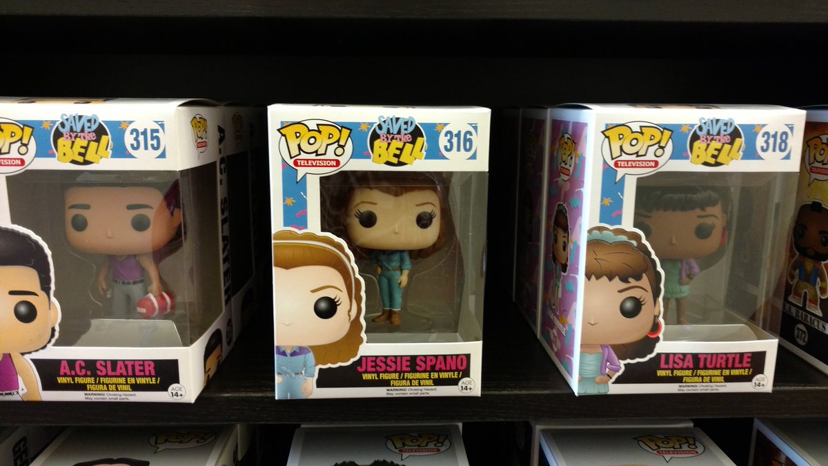 QCBfun's tweet photo. Today's featured Pops: Jessie, Slater, &amp; Lisa from Saved by the Bell!  Come see all the great Funko items we have! #QCBfun #comeandplay https://t.co/qIW4bJSeRK