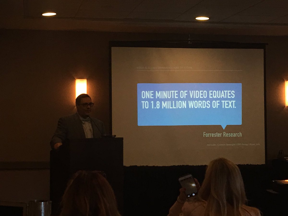 PR_Virtuoso's tweet photo. Powerful @forrester #PR intel. #VideoMarketing matters. #PRCG2017 https://t.co/sZMygtGvc4