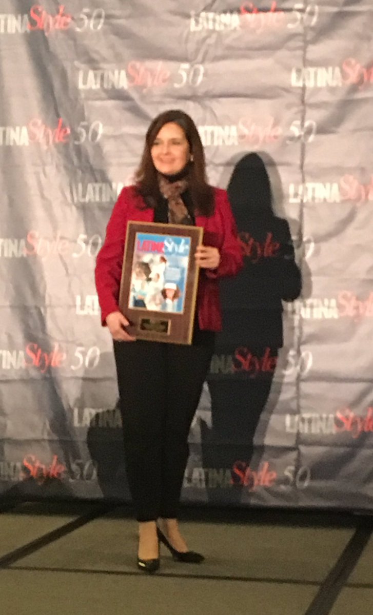 antoinettefox8's tweet photo. #LS502017 General Motors #8 in the Top 50 Companies for Latinas - Cindy Cordoba-Koziol for accepting for the team https://t.co/XPpBZgRCrp