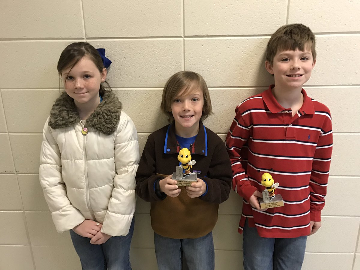SusanWales4's tweet photo. Congratulations to Brookhill's Spelling Bee Winners!#_BEStday @bes_media https://t.co/bDR461ZhNN
