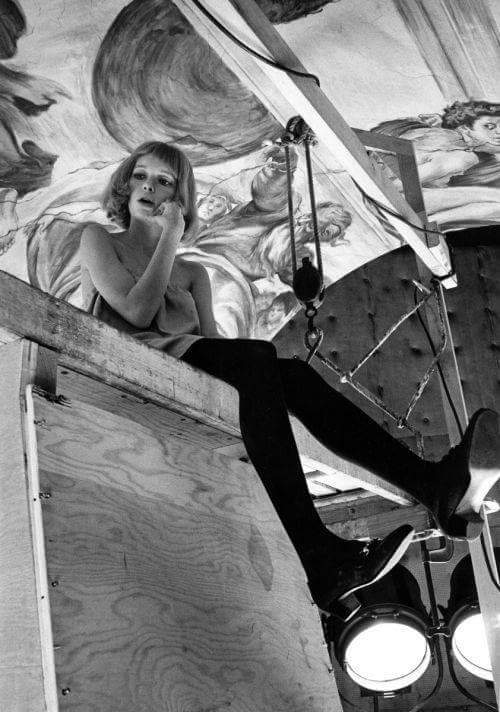 Happy Birthday Mia Farrow!!!
[Born February 9, 1945]

On the set of \"Rosemary\s Baby\"
Photo by Bob Willoughby [1967] 