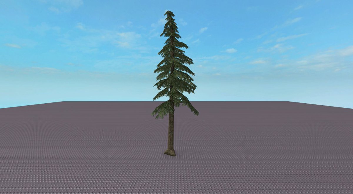 Mistertitanic44 On Twitter Spent My Snow Day Making A Pine Tree Mesh Importing Is The Best Thing That Ever Happened Robloxdev - roblox tree mesh leaves