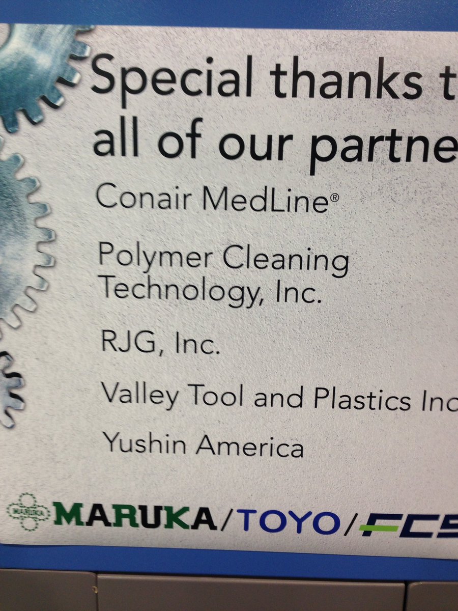 marukaplastics's tweet photo. We would like to thank our partners @YushinAmerica @ConairGroup @rjg for a very successful show https://t.co/vIhom4I1Tv