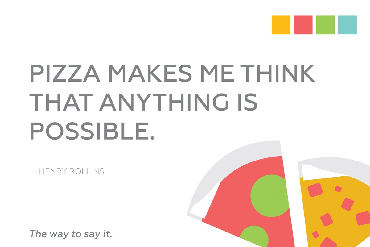 thekoagroup's tweet photo. Anything is possible, or better said everything is possible.  #NationalPizzaDay #Motivation #inspiration #agency #qoutes #ThursdayThoughts 🍕 https://t.co/tso9DqJBh3