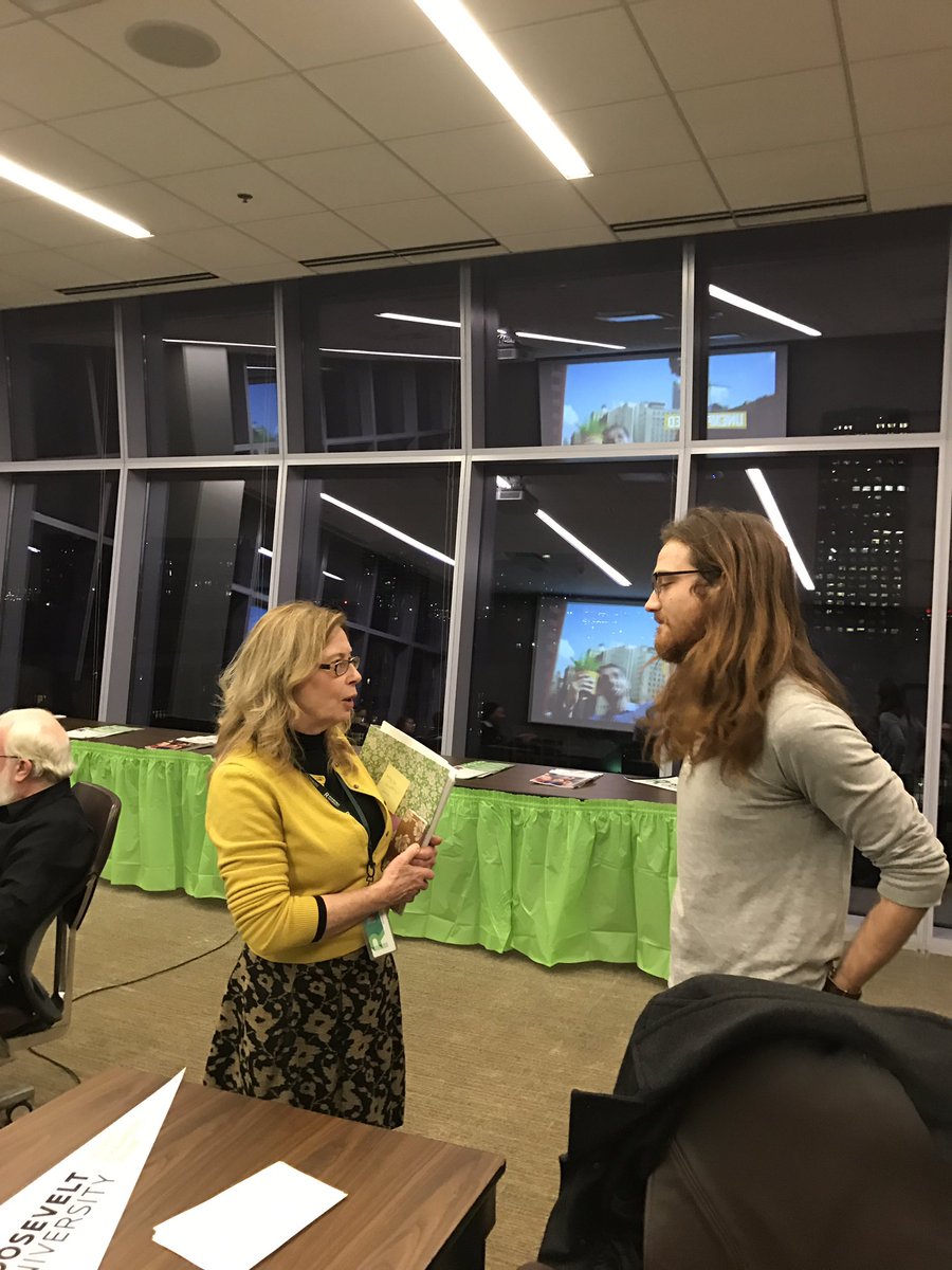 RooseveltUCHESS's tweet photo. .@RooseveltU launched new prog, MA in Community Development&Action (#MACDA). Great to see community members&prospective students. #RUCASGrad https://t.co/Hk2jVF8eBv