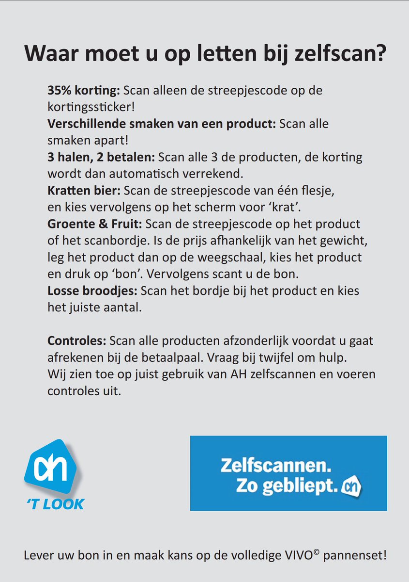 ahhetlook's tweet photo. ZELFSCANNEN WAS NOG NOOIT ZO LEUK EN SPANNEND! https://t.co/fd6tXq9WKe