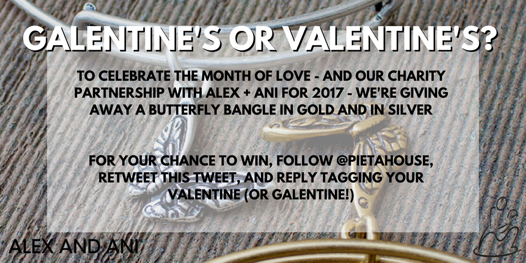 PietaHouse's tweet photo. #Competition: Help us spread the word about our charity partnership with @alexandani, and you could #win the perfect #ValentinesDay gift! https://t.co/sP17bh6xWY