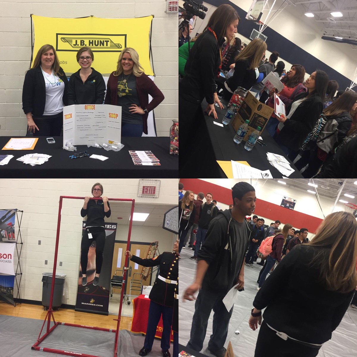 JBHuntGROW's tweet photo. @GentryHigh - Thank you for hosting the Western Benton County Career Fair and allowing JB @JBHuntGROW to attend on behalf of JBHunt! https://t.co/IvXXaSKsQw