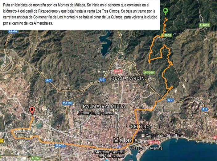 Apasionados de la #bicicleta, disponéis de una interesante ruta en la que podéis hacer un descanso en nuestro restaurante para coger fuerzas