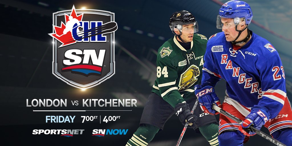 LIVE TOMORROW: <a href="/CHLHockey/">Canadian Hockey League</a> on Sportsnet -- <a href="/GoLondonKnights/">London Knights</a> face off against <a href="/OHLRangers/">Kitchener Rangers</a> at 7pmET/4pmPT on Sportsnet &amp; stream live on SN NOW