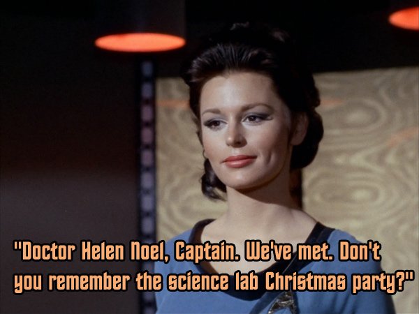 Happy birthday Marianna Hill,the very memorable Dr. Helen Noel in \"Dagger of the Mind.\"  
