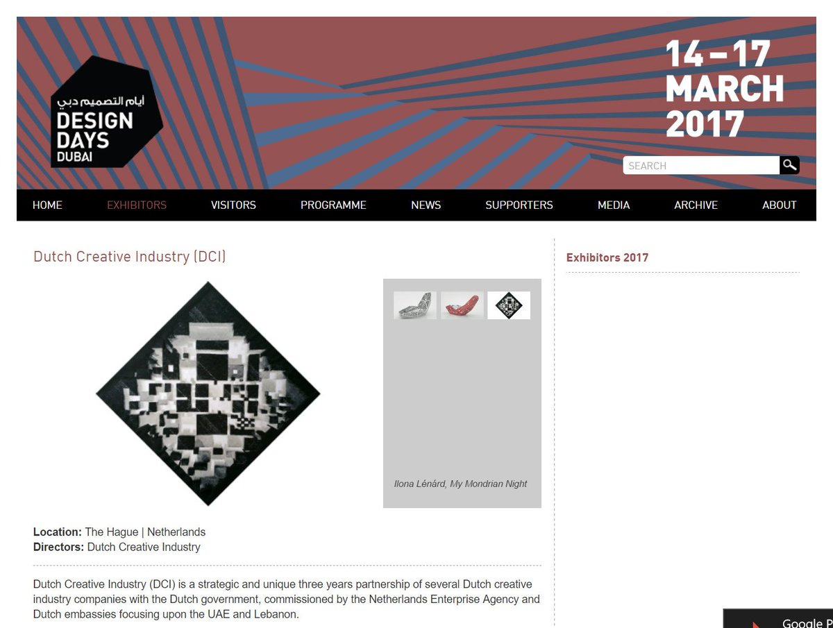 KasOosterhuis's tweet photo. now on @DCI_NL page of ddd17 website https://t.co/1We2XlFK9j from 14-17 March in Dubai #mymondrian and #bodychair @DesignDaysDubai 2017 https://t.co/qXm1B1UwLN