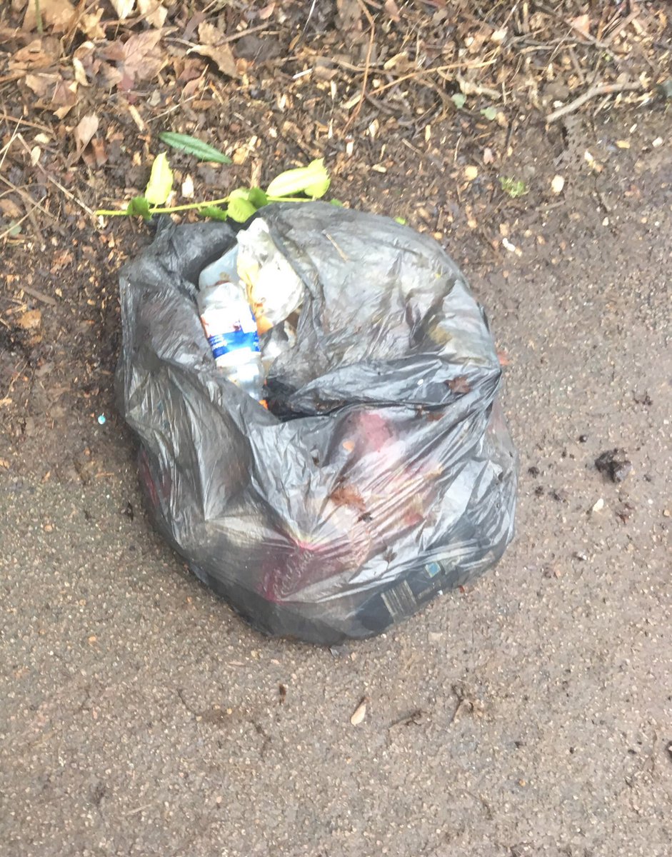 Communitywarden's tweet photo. Another bag dumped in a hedge in an alley way.searched, name &amp; address found.passed to Babergh. @TownOfSudbury #tidytown #fightingback https://t.co/AeBsG9VLKv