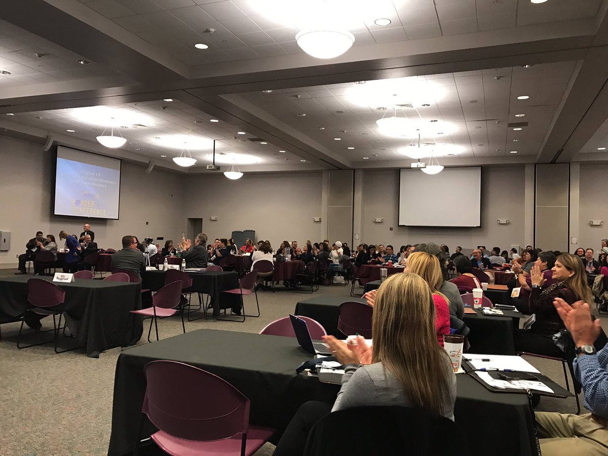 PriscillaSande7's tweet photo. Border Conference 2017 @EPISD @ESCRegion19 #borderconference #elpaso https://t.co/t85nmuN7QJ