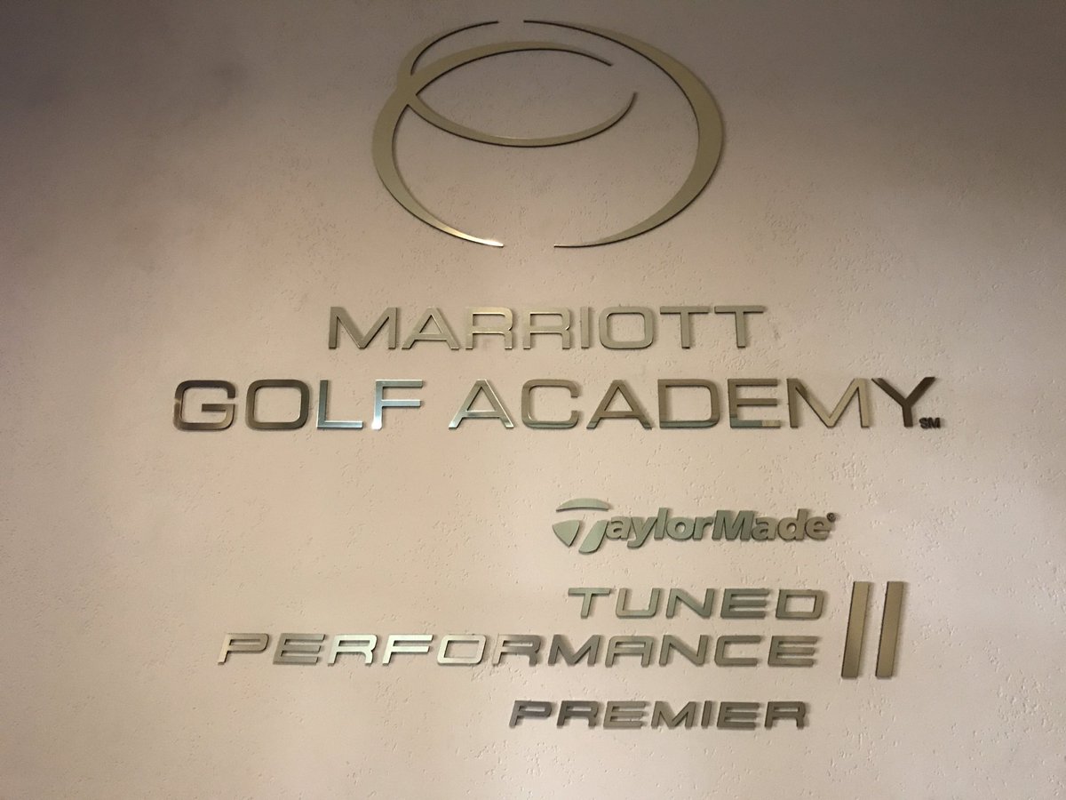 MarriottGlfAcad's tweet photo. Did you know? We feature @TaylorMadeGolf Tuned Performance at our facility! #BetterEverything #MadeToGolf https://t.co/bwHlF5dSNs