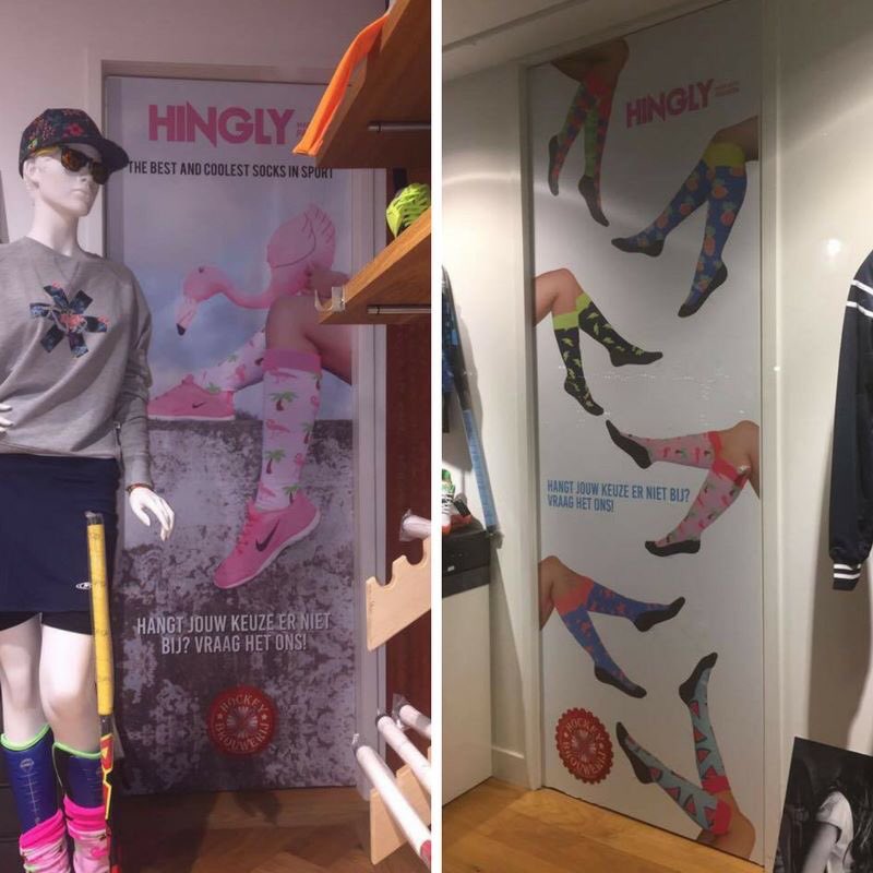 We have the coolest doors in Huizen.. Thanks <a href="/HinglySocks/">HinglySocks</a>!#thecoolestsocksinsports