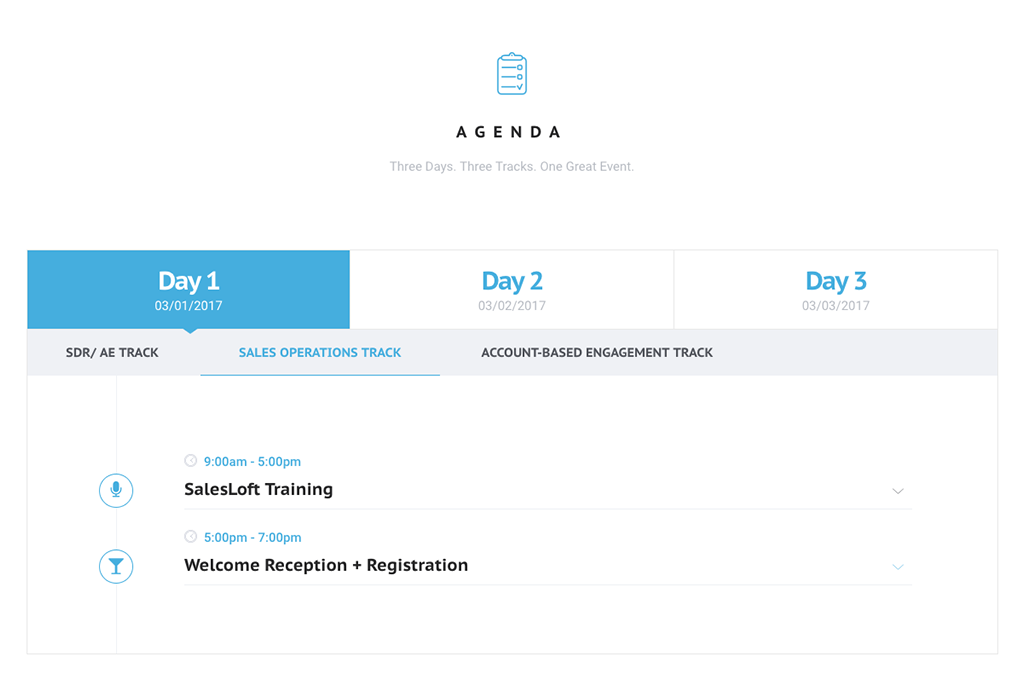 Salesloft's tweet photo. This #Rainmaker17 track is designed specifically for the #SalesOps leader - the true masters of the sales universe! https://t.co/SUutrHtdiy https://t.co/bbfSqx68aJ