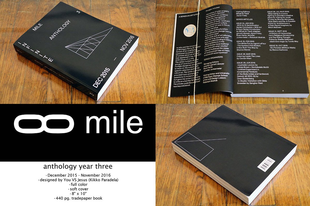 InfiniteMile's tweet photo. order a copy athttp://www.infinitemiledetroit.com/infinite_mile_anthology_3_December_2015_-_November_2016.html https://t.co/9btWQflHoD