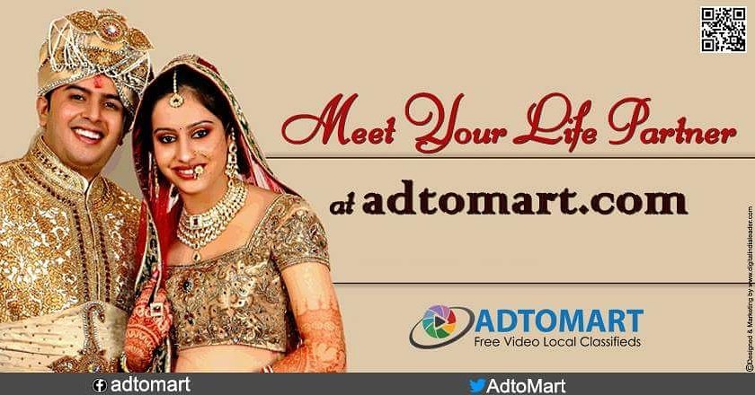 AdtoMart's tweet image. Find your life partner here.
#adtomart
#freeadsonline
#postadforfree
#postfreeads
#postyourfreeads
#freevideoadpostingsite