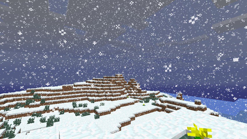 какая команда чтобы пошел снег