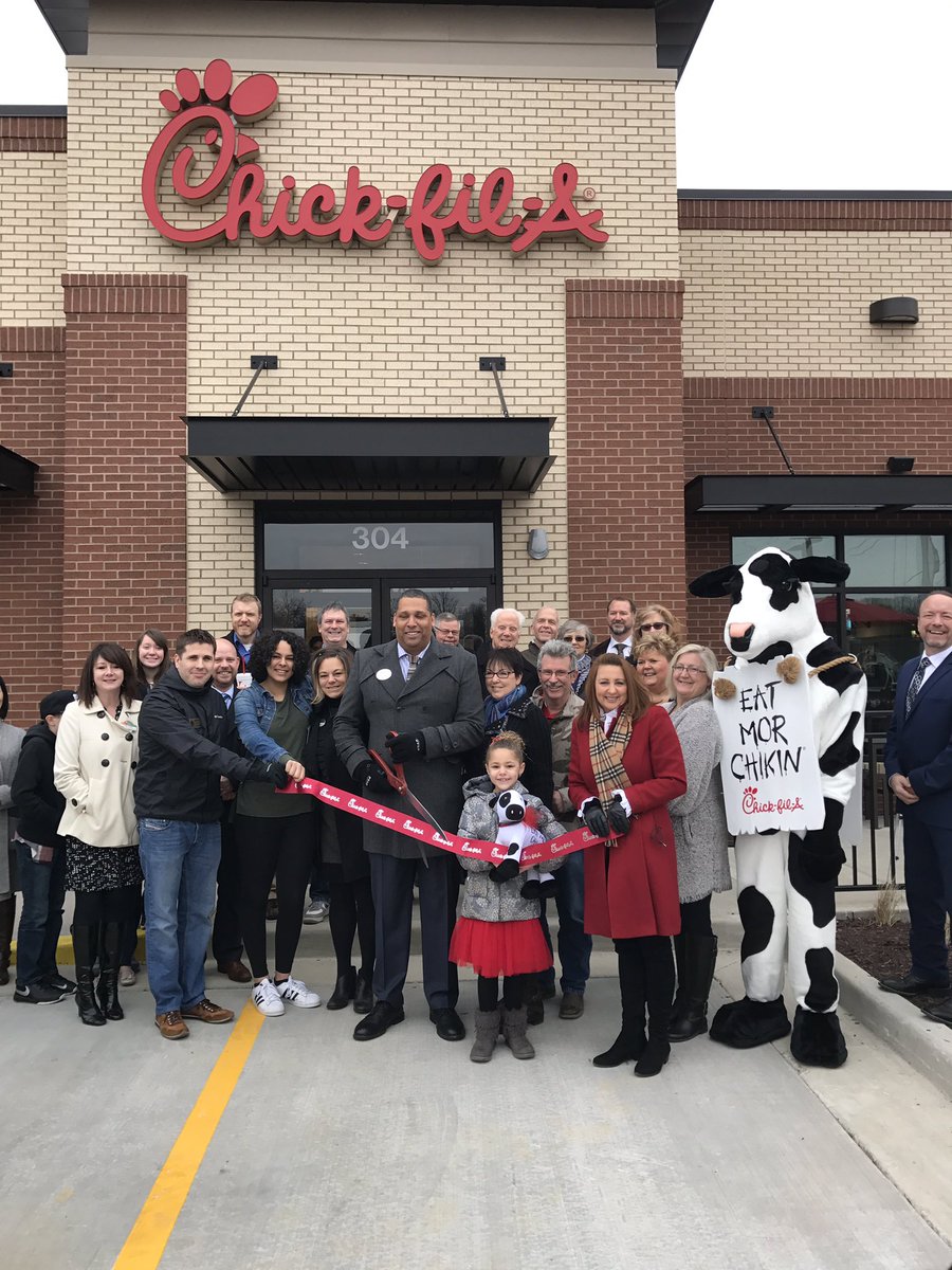 Thank you <a href="/GWamble/">Dr. Senior Wamble</a>, AFJROTC, Katelyn Freese, and <a href="/cfaellisville/">ChickfilA-Ellisville</a> for a great ribbon cutting ceremony.