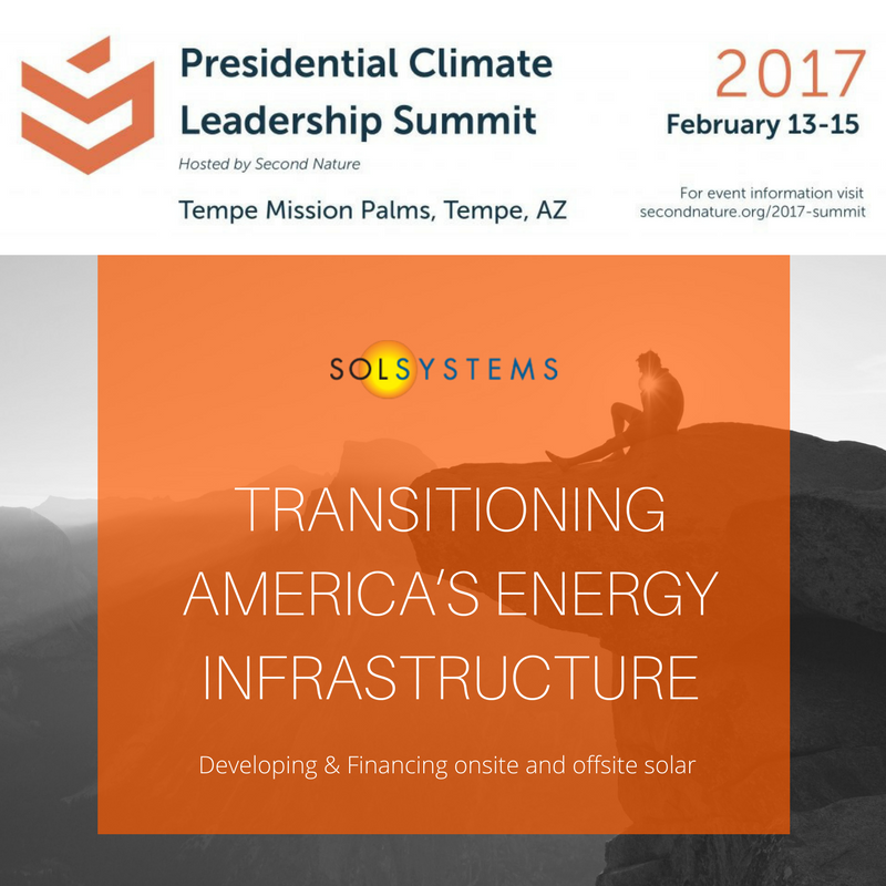 Sol_Systems's tweet photo. Excited to discuss how #solar can help #HigherEd reach #climategoals. #MeetSol at @LeadOnClimate’s Summit next week. https://t.co/lVMV2A3TcY https://t.co/NEac0y1MOb