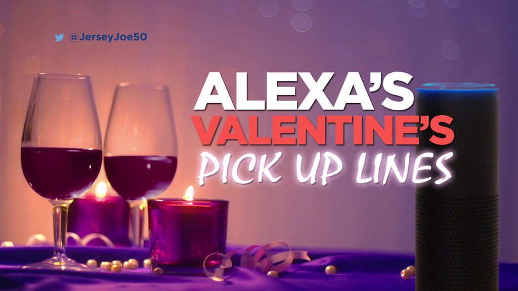 BeenAndGoing's tweet photo. Love is in the air as Alexa drops a few cheesy love lines to @JerseyJoe50! https://t.co/ndPjuE97vL https://t.co/YkpprRItuA