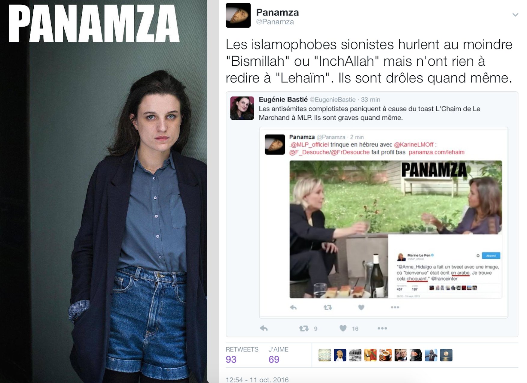 Panamza l'obsède : découvrez Eugénie Bastié, l'islamophobe tendance sioniste-chrétienne du Figaro