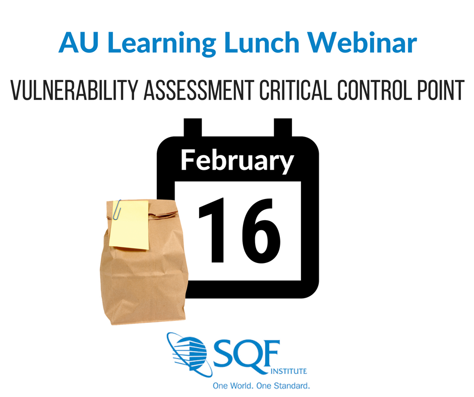 SQFI's tweet photo. Register now for next week's #webinar on how to assess your supply chain to avoid #FoodFraud #VACCP: https://t.co/mJswJ2XpYR #FoodSafety https://t.co/FGva8H8EvV