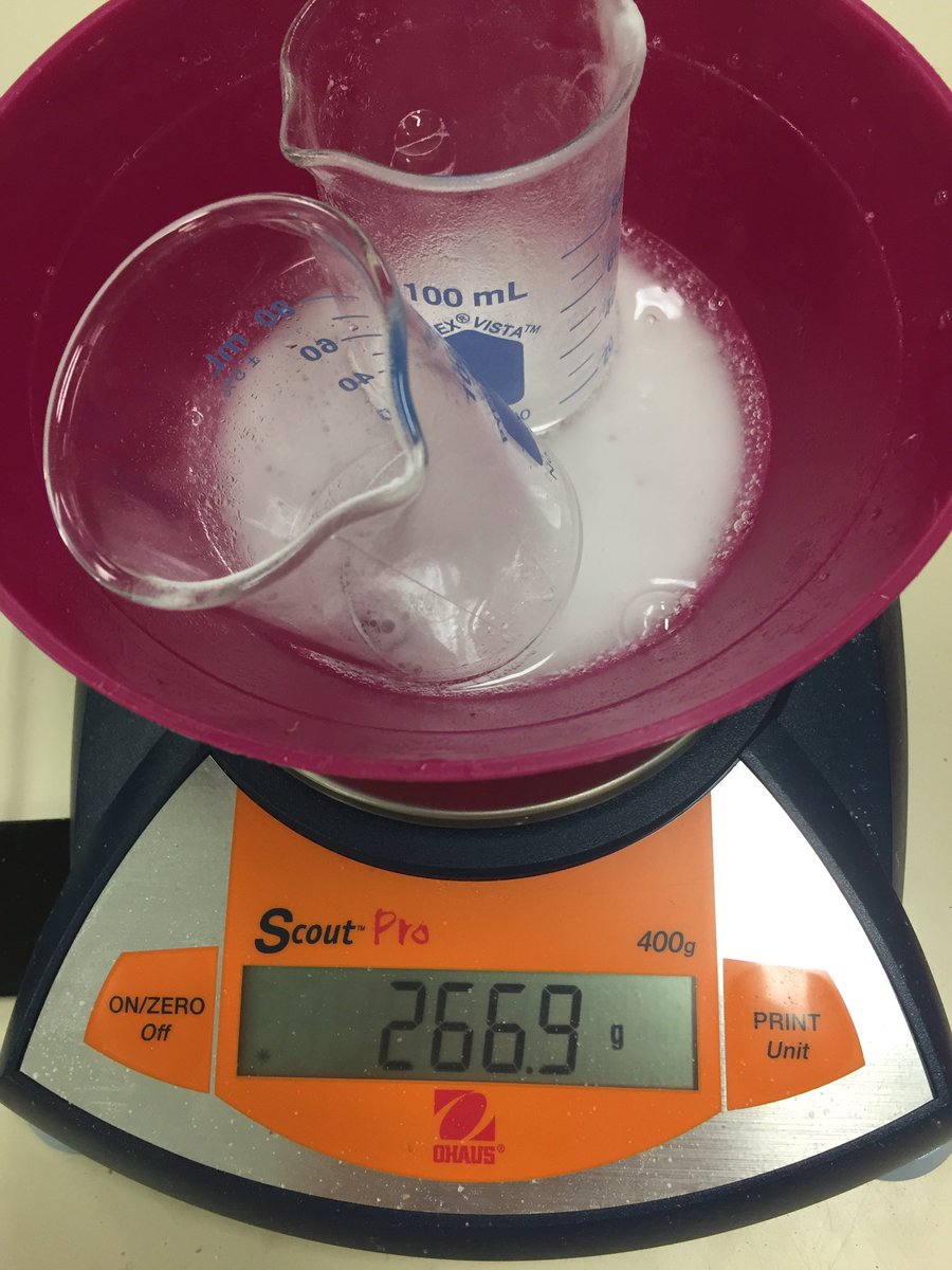 stemwhitney's tweet photo. 5th Ss are weighing matter before and after physical and chemical changes. Guess what the topic is! #missingmatter https://t.co/C23BqfAkIF