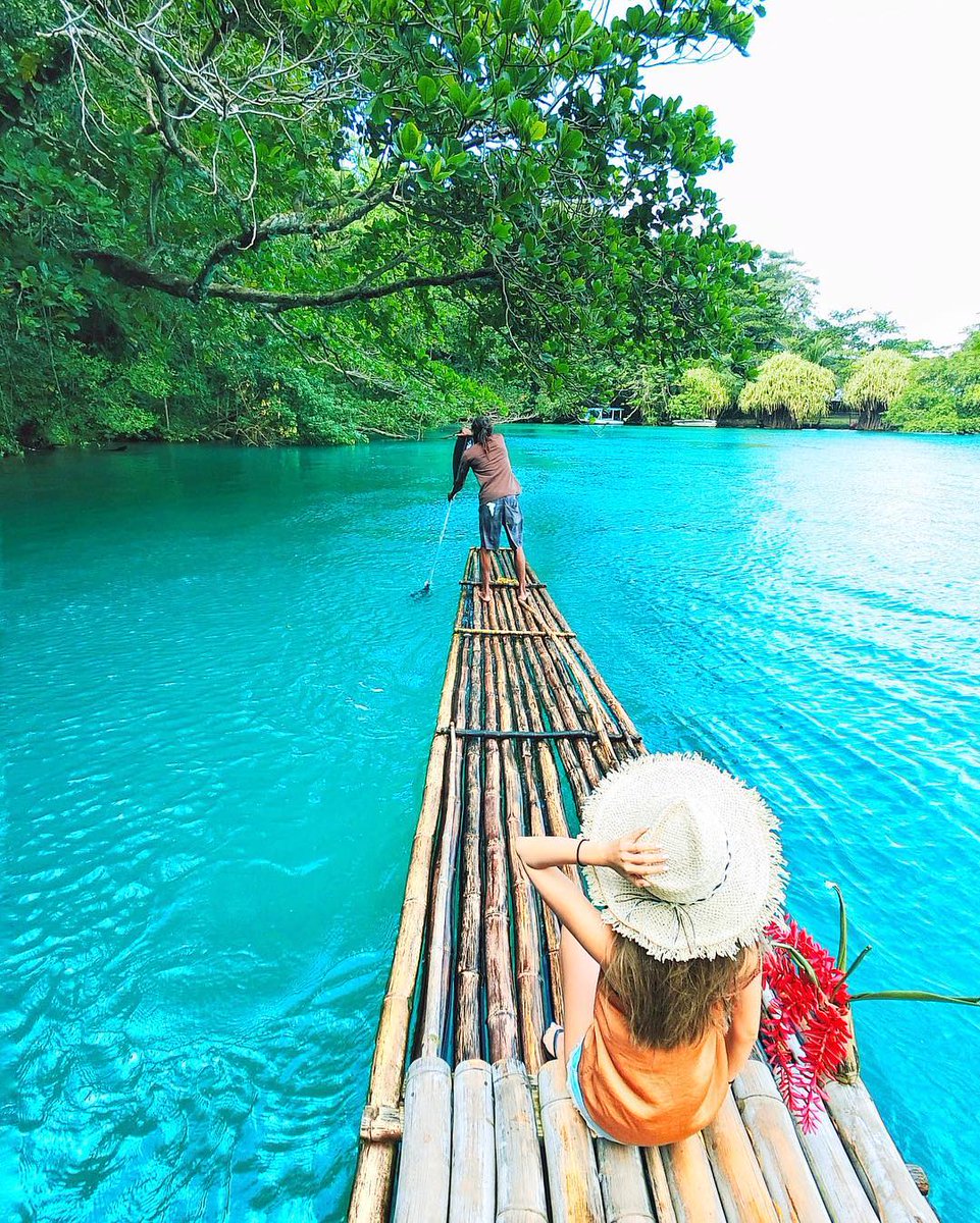 Enjoy beautiful scenery with a relaxing boat tour on the Blue Lagoon near Port Antonio. Crystal clear water guarantees the perfect picture.