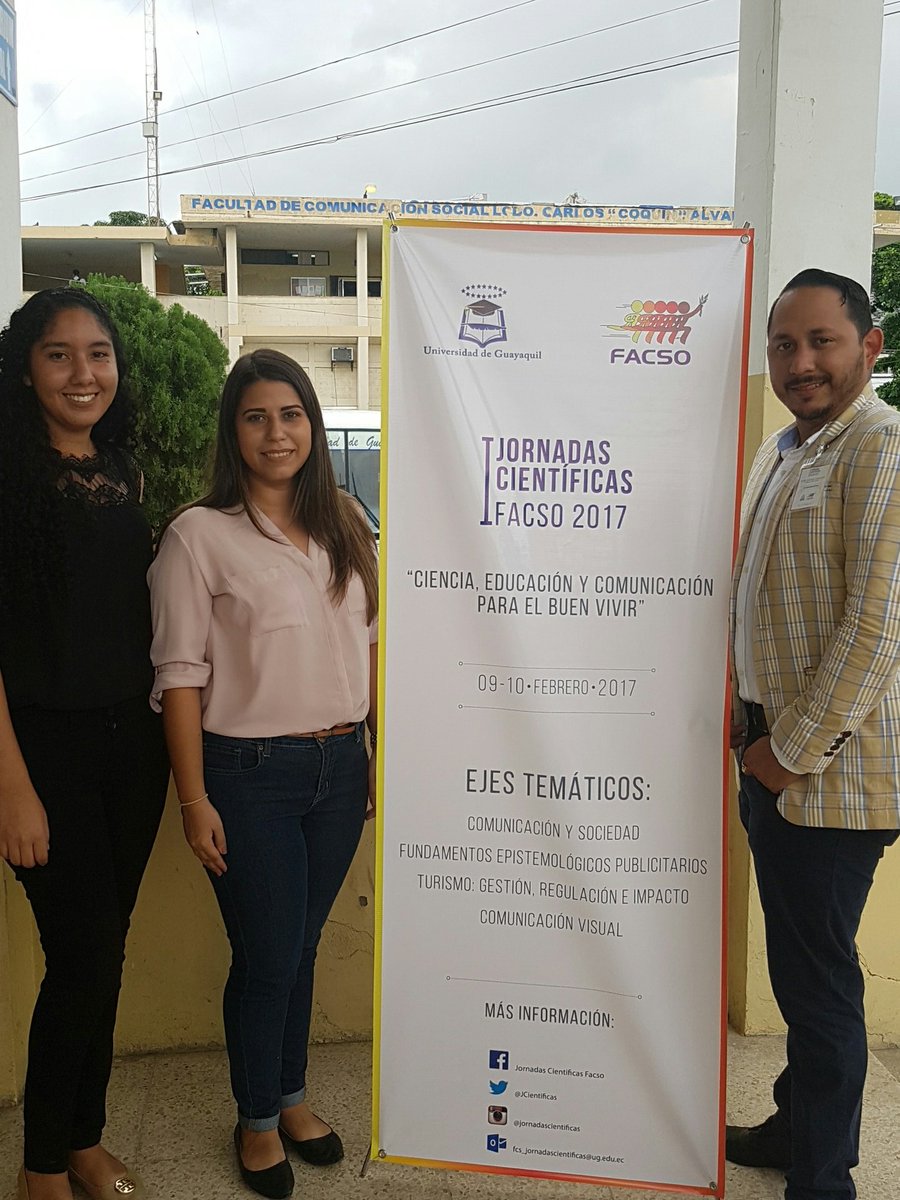 JCientificas's tweet photo. #JORNADASCIENFICASFACSO equipo de Publicidad #FACSO @facsoug https://t.co/9CWqqhjklc