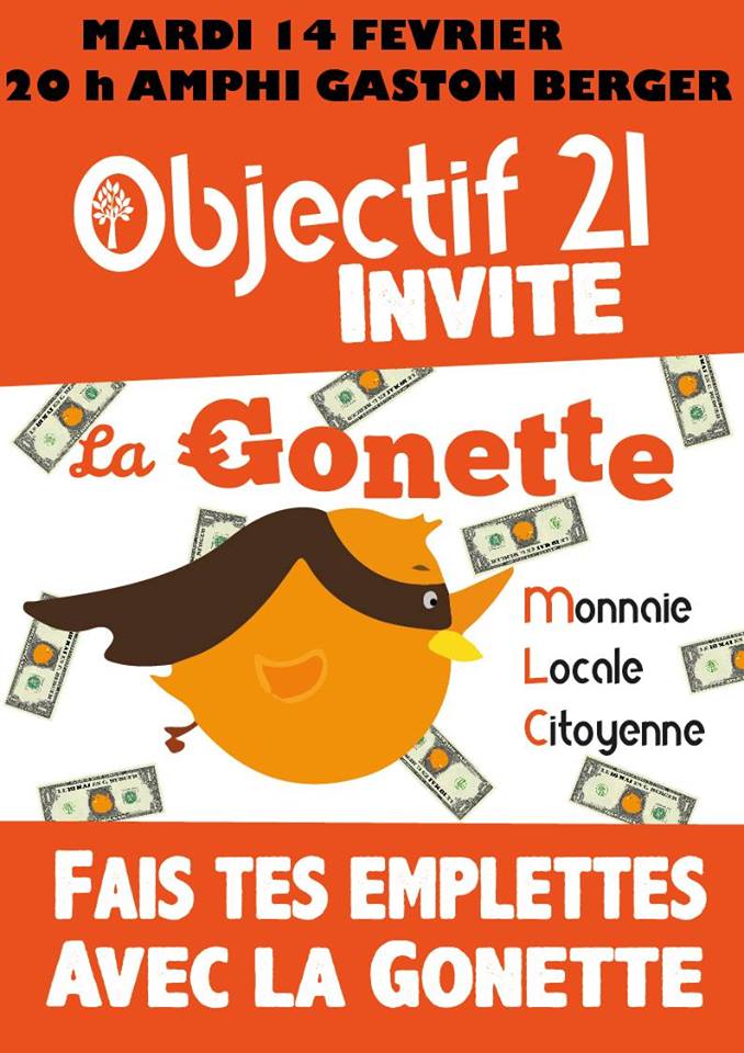 La_Gonette's tweet photo. La #Gonette est invitée par les étudiants de l'#INSA de l'asso #Objectif21. Mardi 14 février à 20h sur le campus de la Doua. Partagez l'info https://t.co/lLNE6omEKd