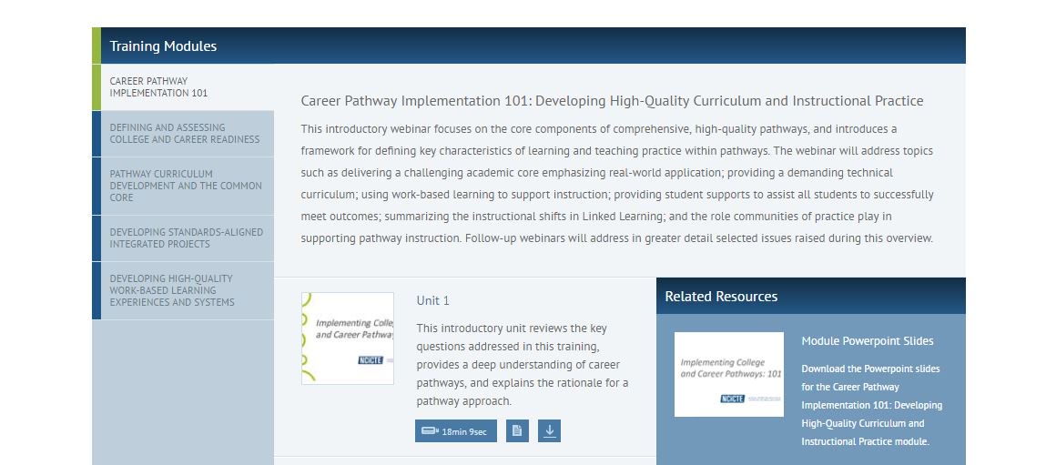 Check out this report from <a href="/NCICTE/">NCICTE</a> - Making #CareerPathways Work: Curricular Design &amp; Instructional Practice ow.ly/EJdE308OmoT #wkdev
