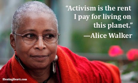 Happy Birthday, Alice Walker, author and activist, born on this day in 1944. 
