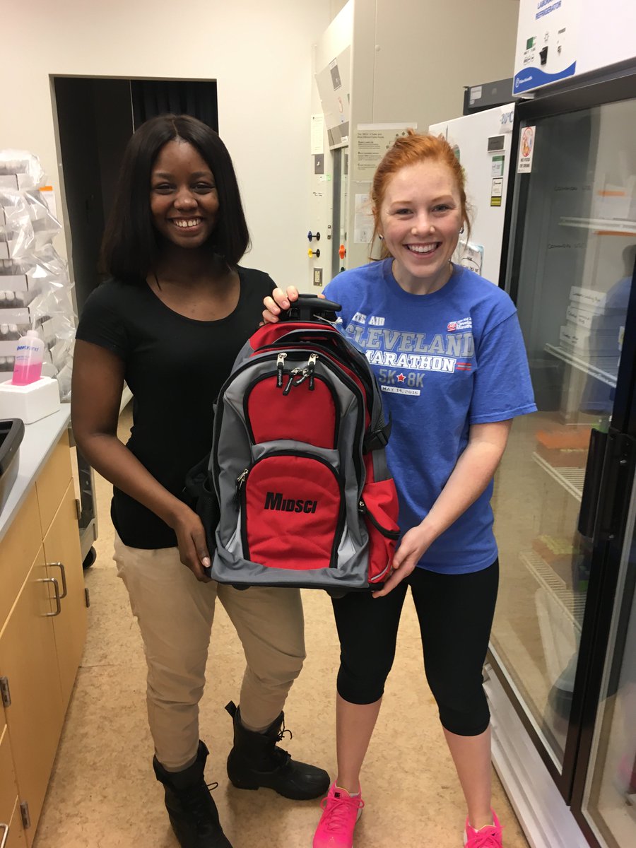 Congratulations to Kendall Hoover from Case Western Reserve University.  She is our "Backpack Winner of the Month."