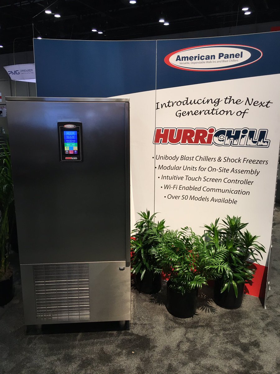 Come see the NEW HURRiCHiLL blast chillers at our booth #3812. #TheNAFEMShow
