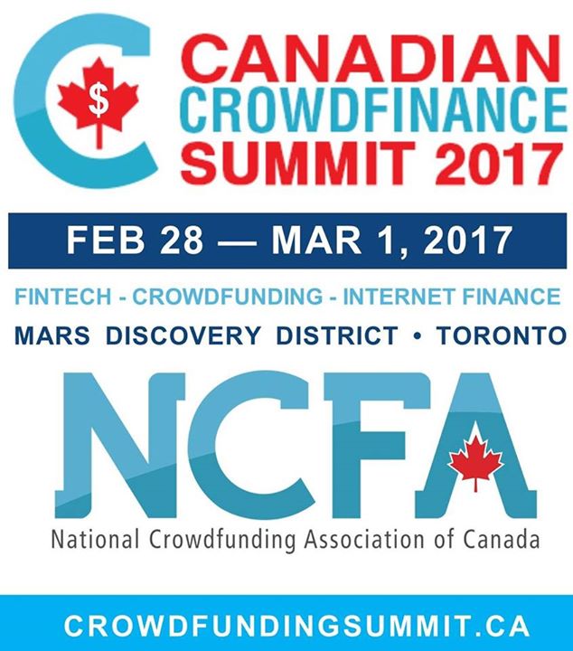 tokenfunder's tweet photo. We're proud to support @NCFACanada's 3rd CDN #Crowdfinance Summit Feb28 &amp; Mar1 in Toronto. Register at https://t.co/PTJq8wtiz3 #CCS2017 #ICO https://t.co/z3XEItFz5i